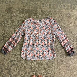 Talbots Petite Medium Long Sleeve Blouse